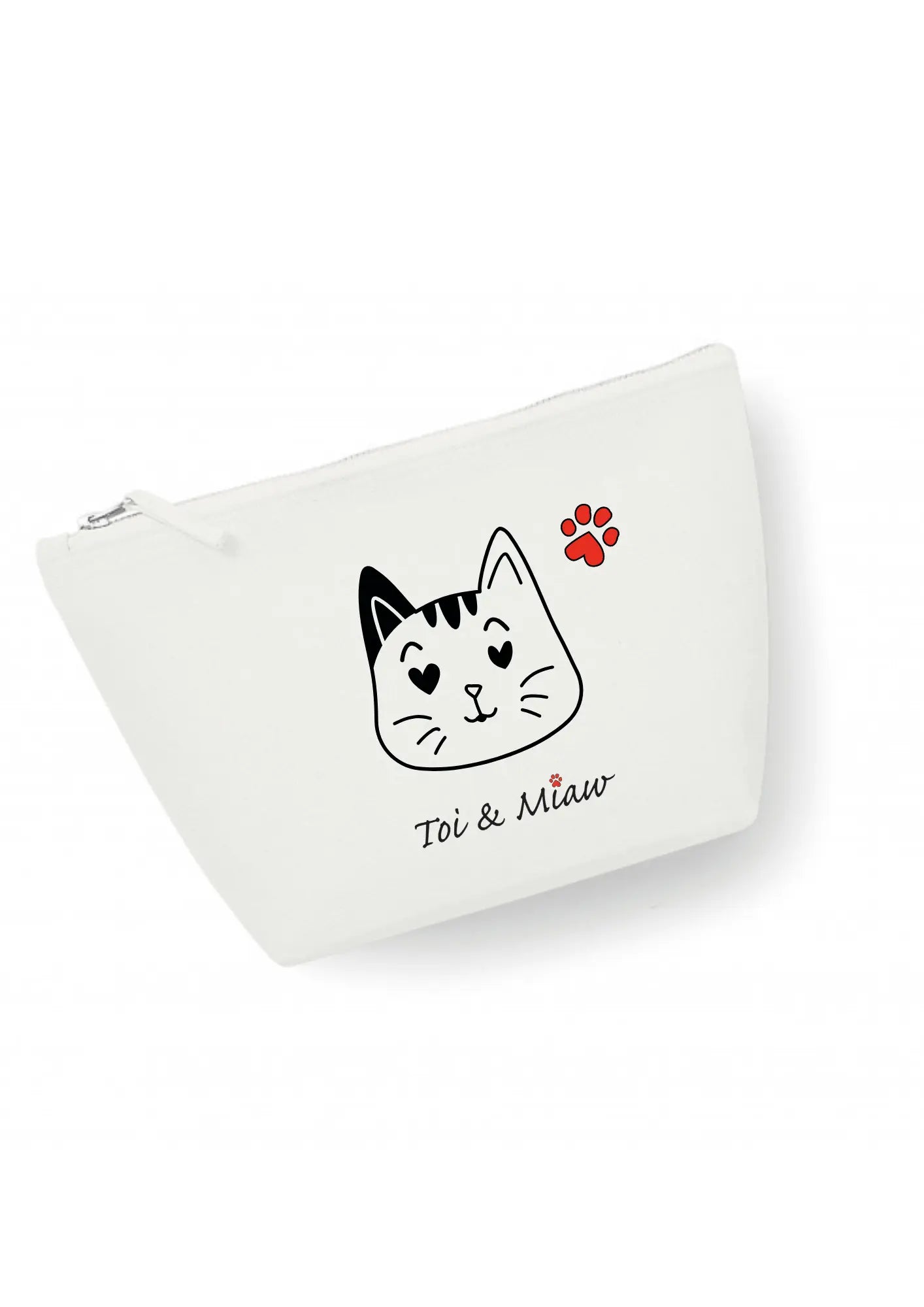 Petite pochette "Spykecoeur" Toi & Miaw