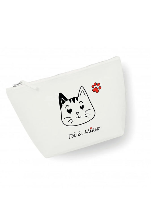 Petite pochette "Spykecoeur" Toi & Miaw
