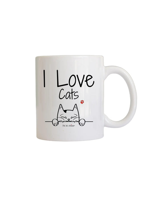 Mug "I love Cats" Toi & Miaw