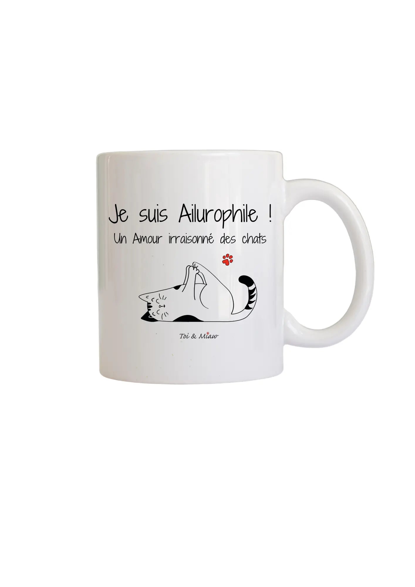 Mug "Je suis ailurophile" Toi & Miaw