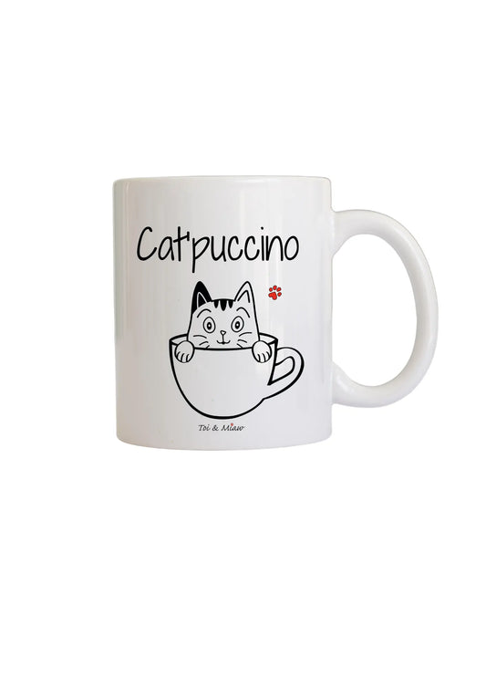 Mug "Cat'puccino" Toi & Miaw