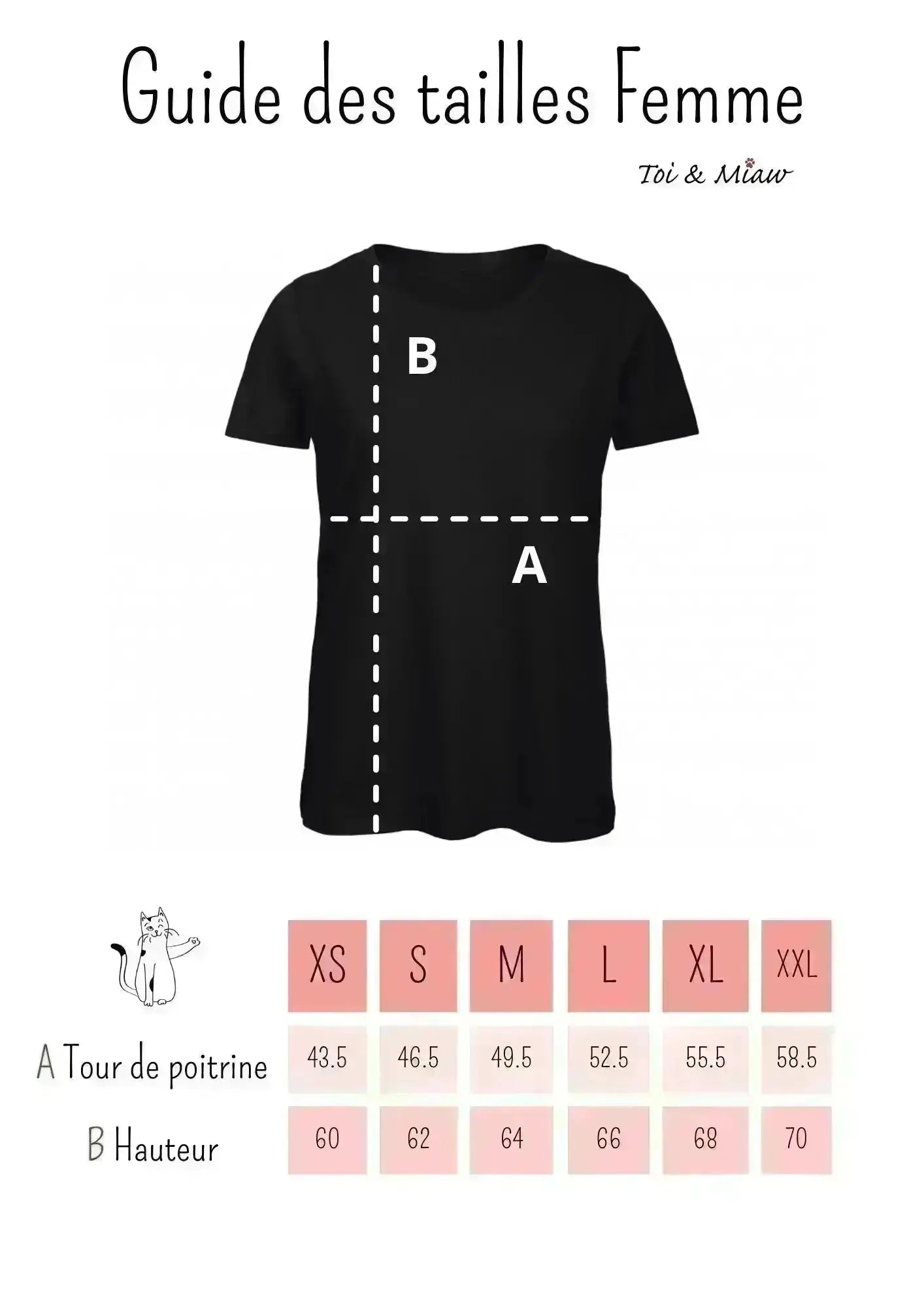 Tee-shirt Femme "I'm not crazy, i just love cats" Toi & Miaw