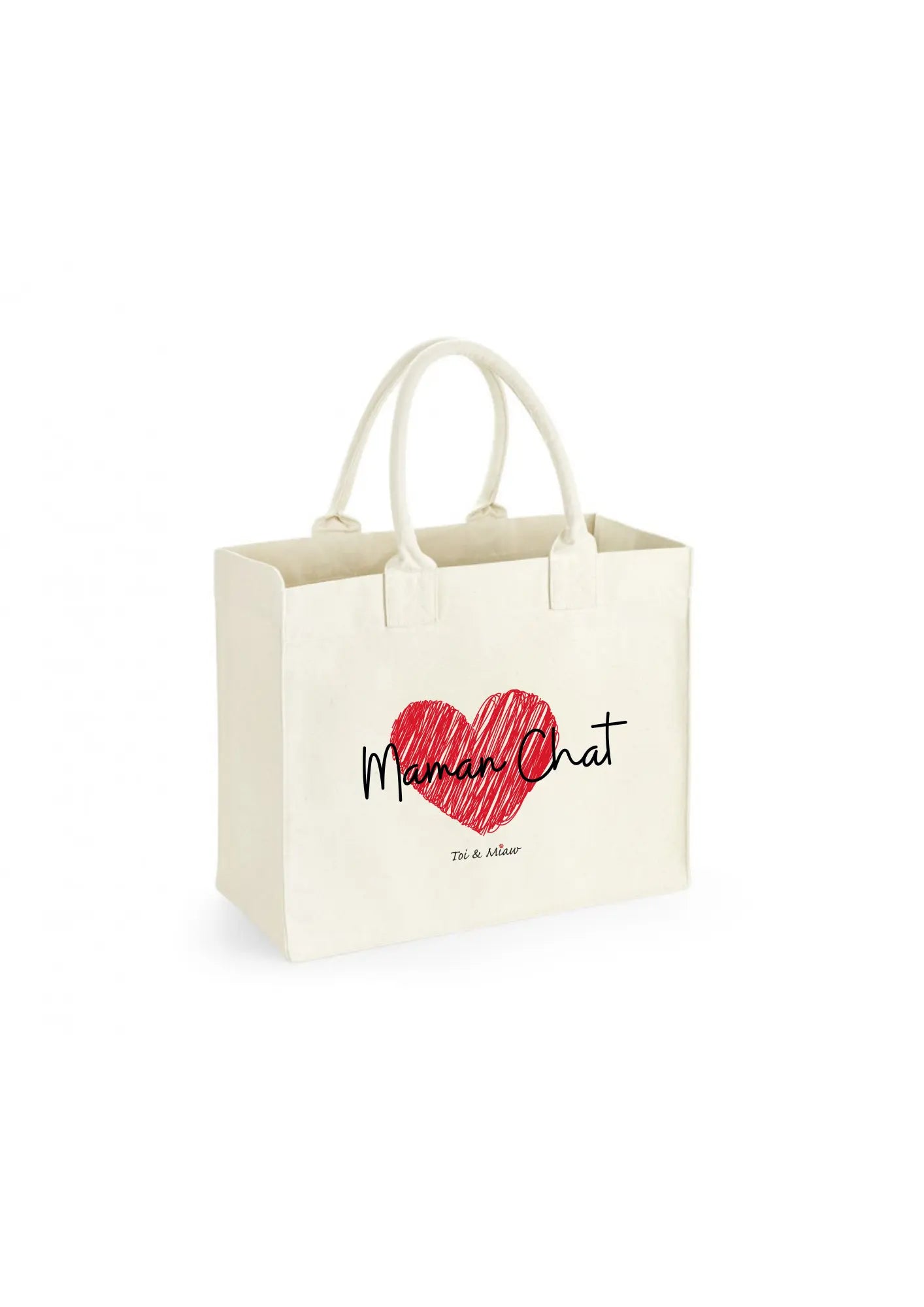 Sac shopping "Maman chat" Toi & Miaw