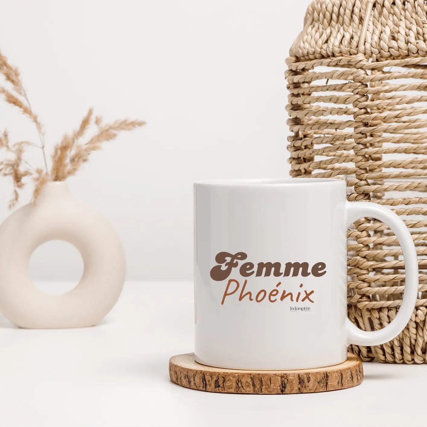 Mug blanc "Femme libre" V Indomptée