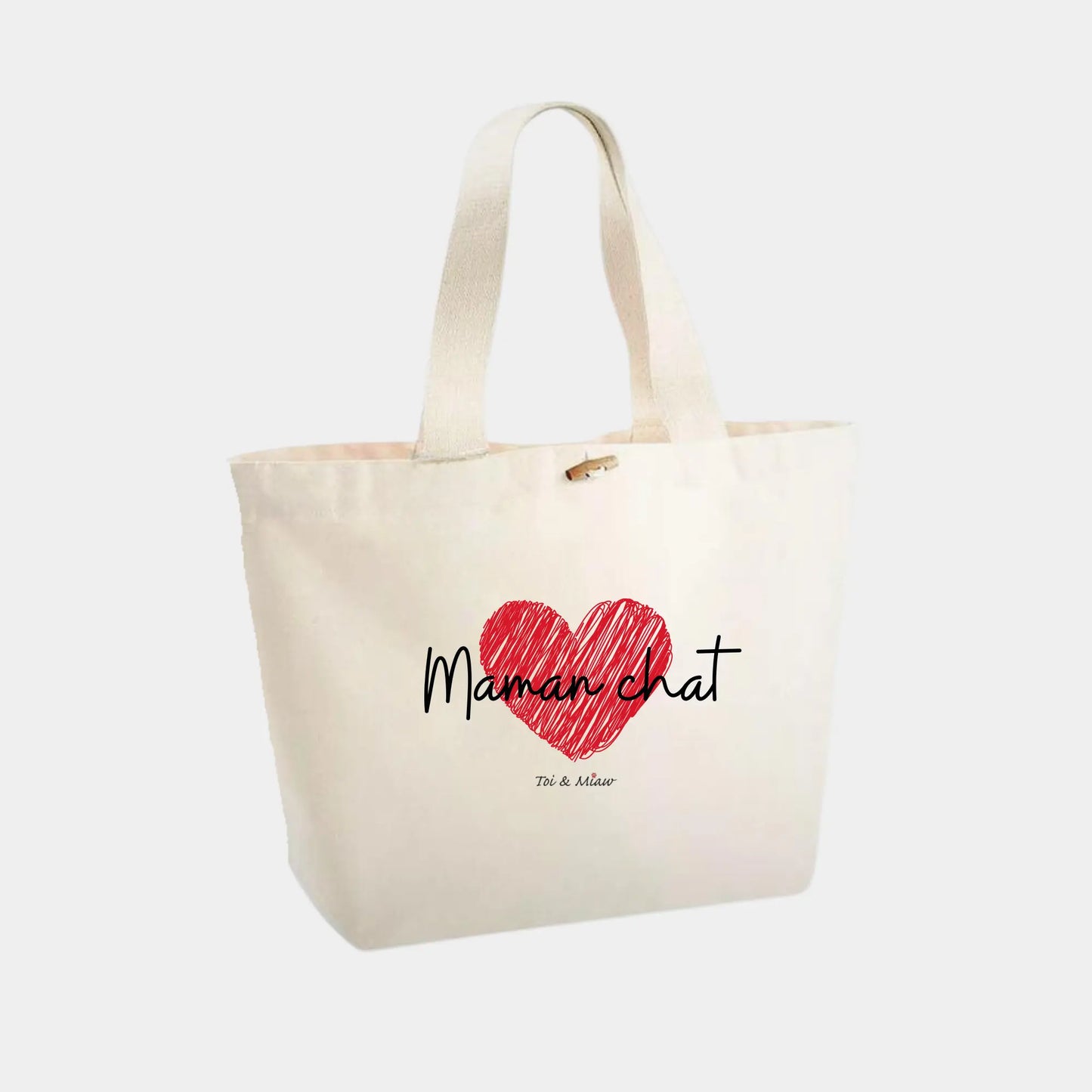 Sac Cabas "Maman chat" Toi & Miaw