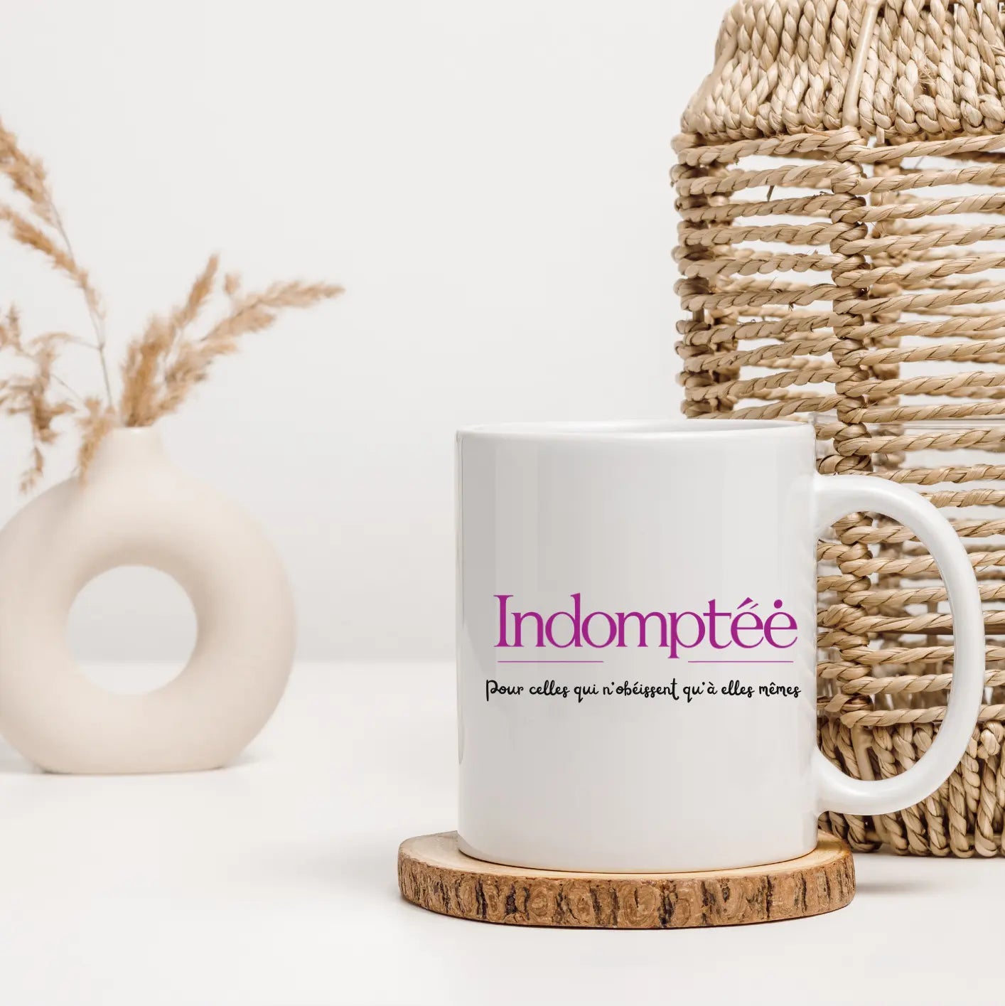 Mug blanc "Indomptée" Indomptée