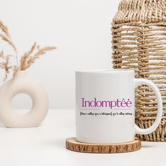 Mug blanc "Indomptée" Indomptée