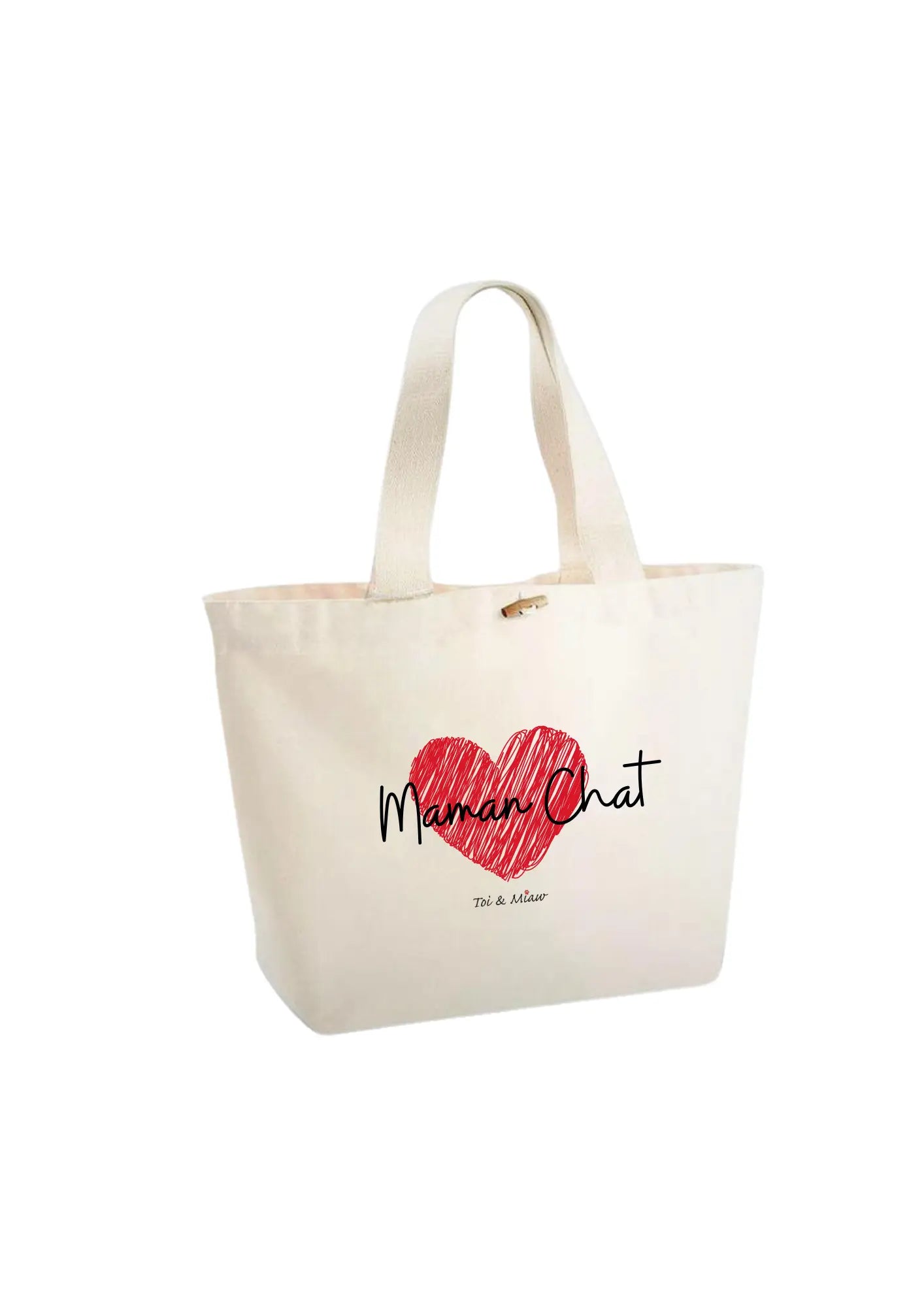 Sac Cabas "Maman chat" Toi & Miaw